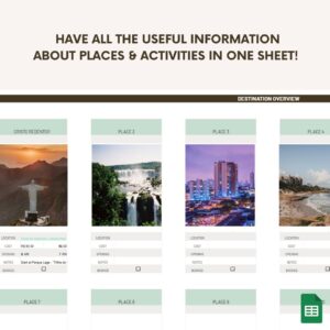Ultimate Multi-Stop Travel Planner Long Term Google Spreadsheet - Image 7