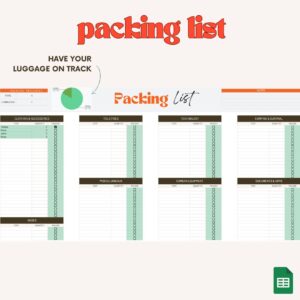 Ultimate Multi-Stop Travel Planner Long Term Google Spreadsheet - Image 8