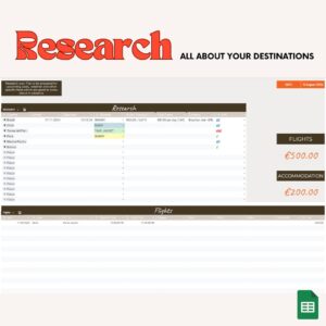 Ultimate Multi-Stop Travel Planner Long Term Google Spreadsheet - Image 9